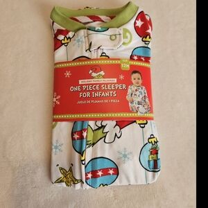 NIP Grinchmas Baby Onesie Pajamas 12 Months